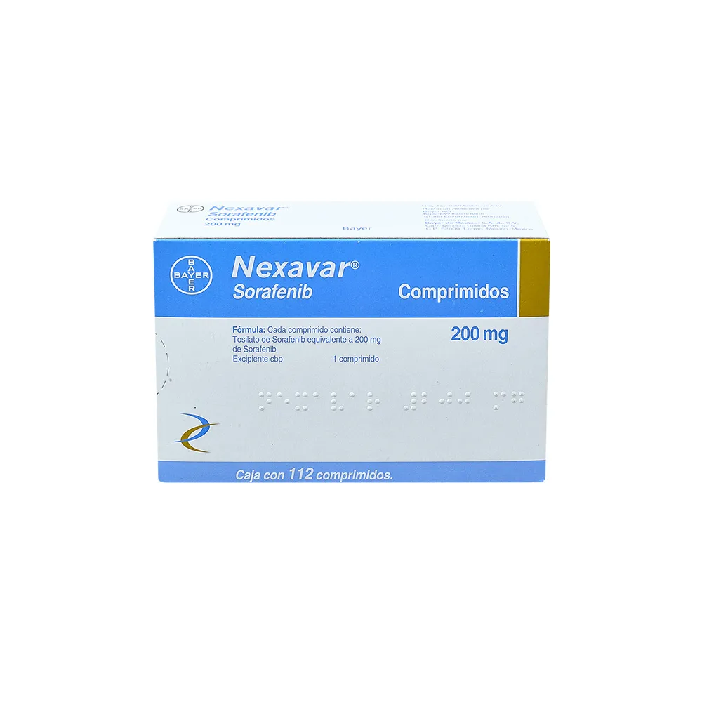 NEXAVAR 200MG COM NEXAVAR 200MG COM CAJ C/112 - Imagen 1