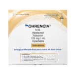 OHRENCIA 125MG/ML INYECTABLE LABORATORIO BRISTOL